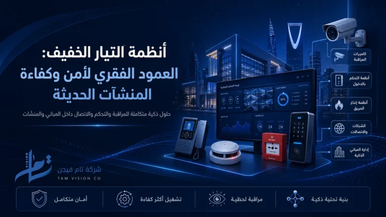 أنظمة التيار الخفيف: العمود الفقري لأمن وكفاءة المنشآت الحديثة